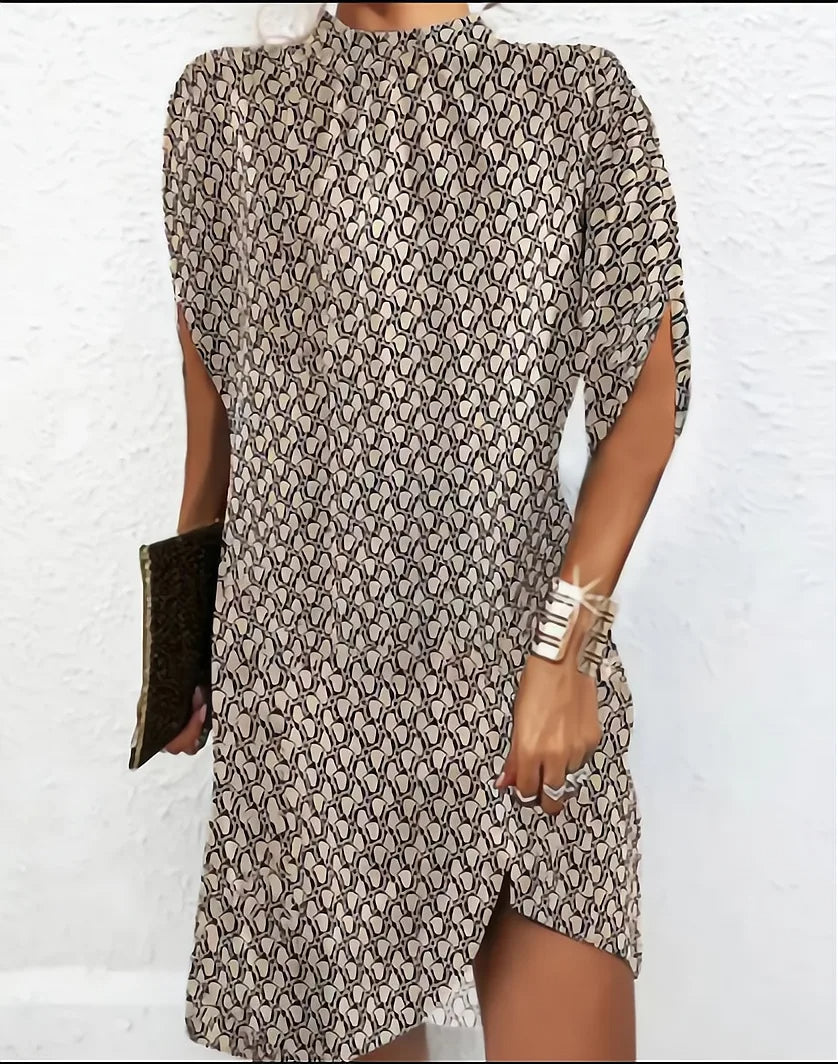 Elegantes Damen Kleid mit Taillierter Silhouette und Rundhalsausschnitt – Vielseitig für jeden Anlass 11