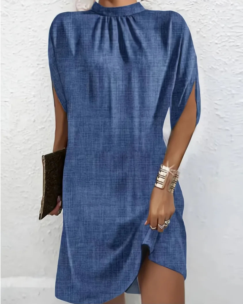 Elegantes Damen Kleid mit Taillierter Silhouette und Rundhalsausschnitt – Vielseitig für jeden Anlass 8