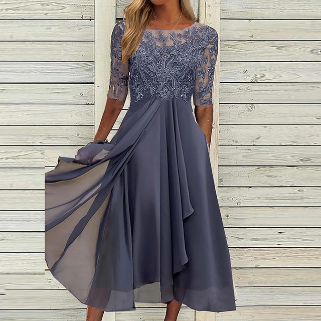Elegantes Damen Sommerkleid aus leichtem, atmungsaktivem Stoff – Ideal für warme Tage 2