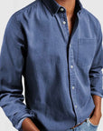 Elegantes Denim-Hemd für Herren – Bequeme Passform aus hochwertiger Baumwolle 2