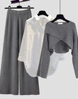 Elegantes Drei-Teile-Set für Selbstbewusste 0