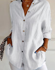 Elegantes Button-Down-Hemd aus atmungsaktivem Material für vielseitige Anlässe 12