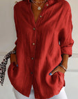 Elegantes Button-Down-Hemd aus atmungsaktivem Material für vielseitige Anlässe 8