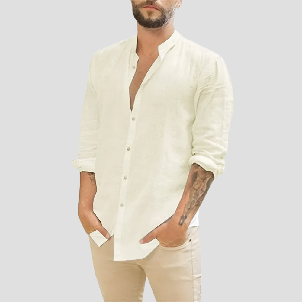 Elegantes Herren Leinenhemd – Atmungsaktiv und Locker für den Sommer 1