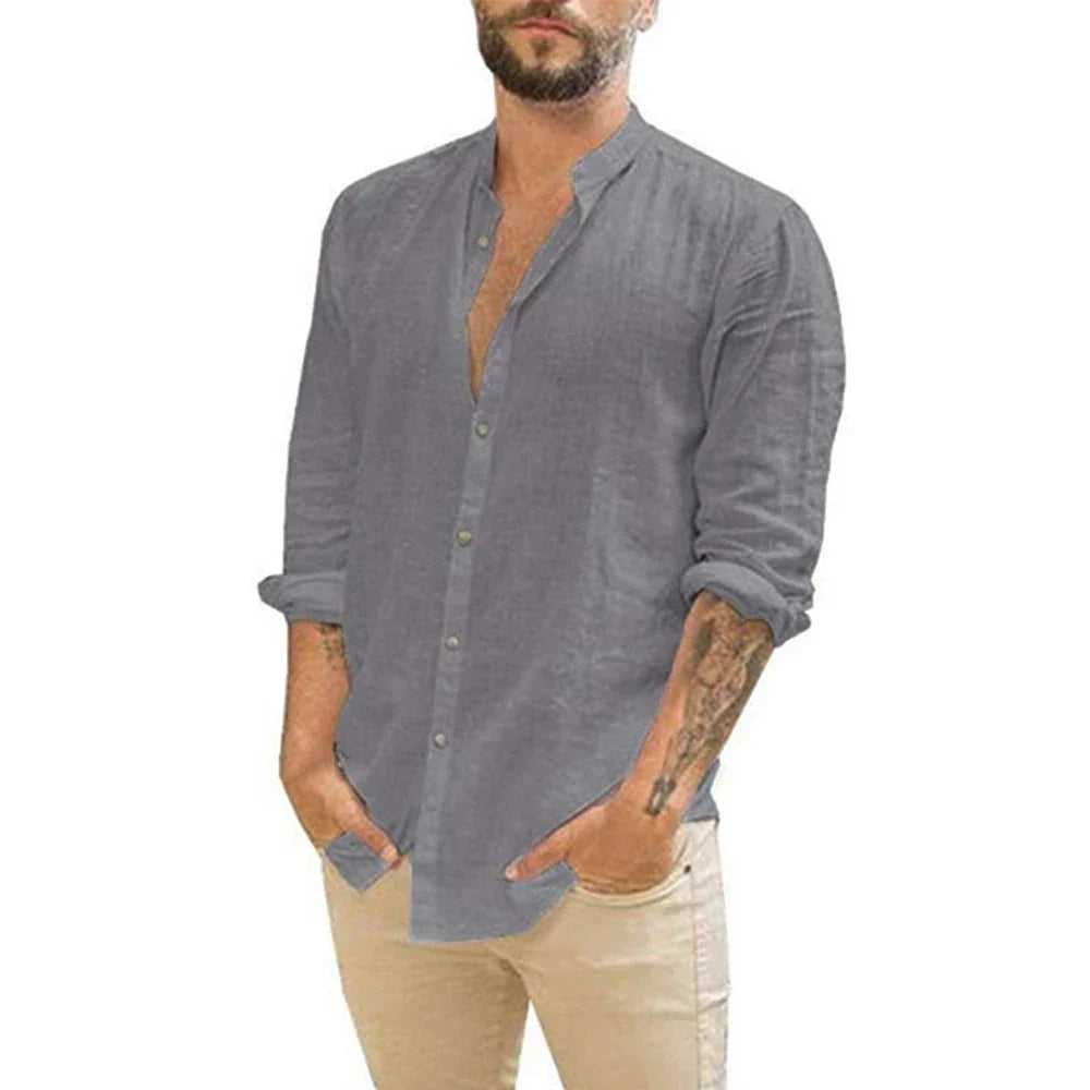 Elegantes Herren Leinenhemd – Atmungsaktiv und Locker für den Sommer 5