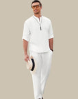Elegantes 2-teiliges Herrenoutfit aus Leinen und Baumwolle für den Sommer 3