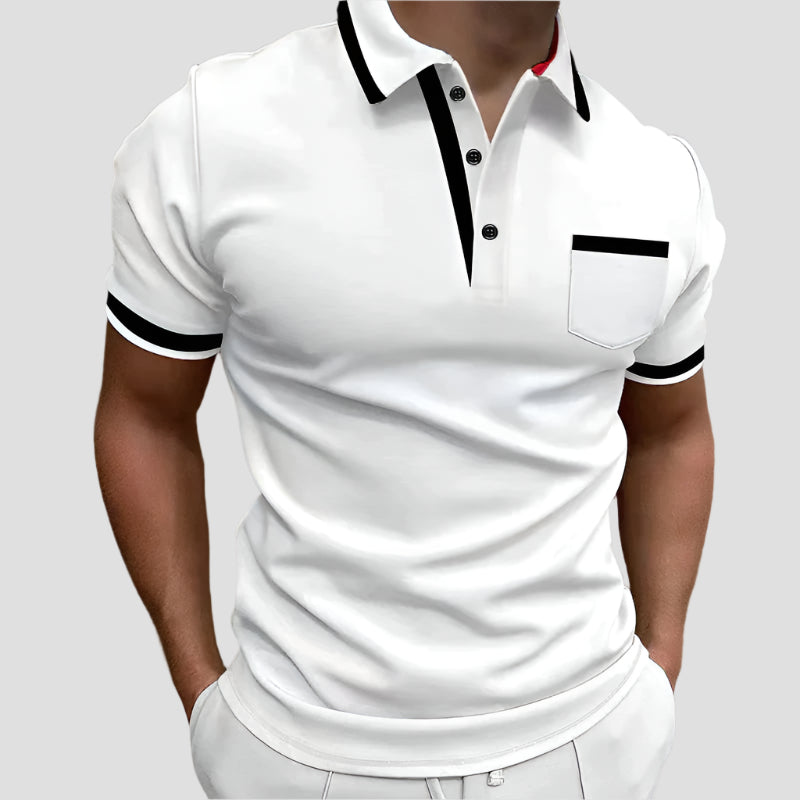 Elegantes Herren Polo Shirt aus Baumwollmischung – Klassische Passform für jeden Anlass 1