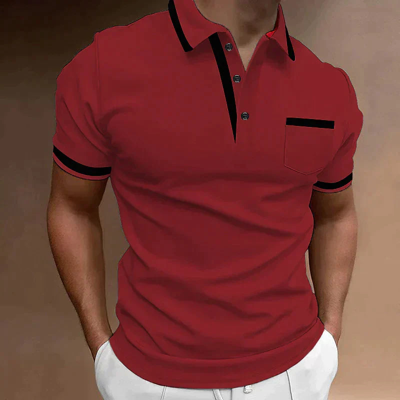 Elegantes Herren Polo Shirt aus Baumwollmischung – Klassische Passform für jeden Anlass 2