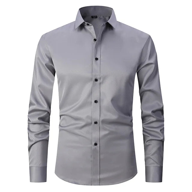 Elegantes Herrenhemd im Slim-Fit-Design – Bügelfrei und Komfortabel 2
