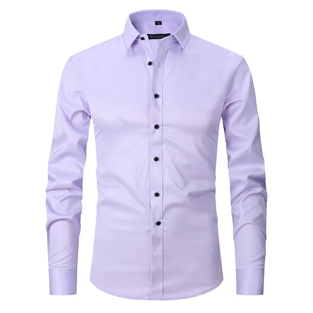 Elegantes Herrenhemd im Slim-Fit-Design – Bügelfrei und Komfortabel 12