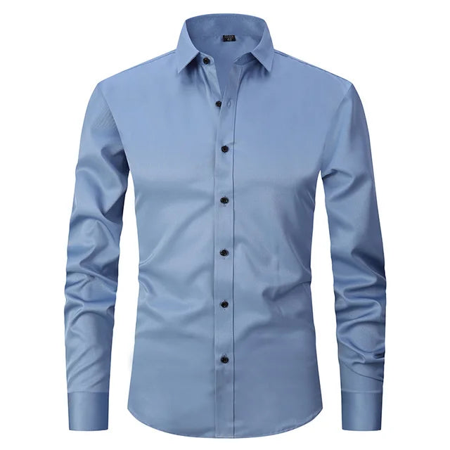 Elegantes Herrenhemd im Slim-Fit-Design – Bügelfrei und Komfortabel 3