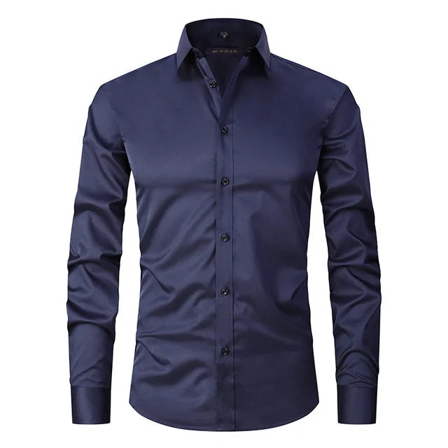 Elegantes Herrenhemd im Slim-Fit-Design – Bügelfrei und Komfortabel 5