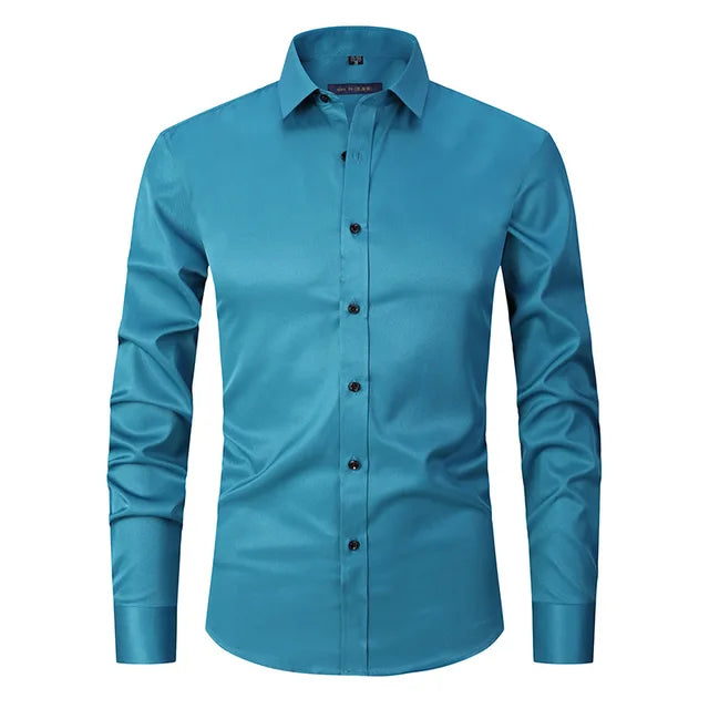 Elegantes Herrenhemd im Slim-Fit-Design – Bügelfrei und Komfortabel 7