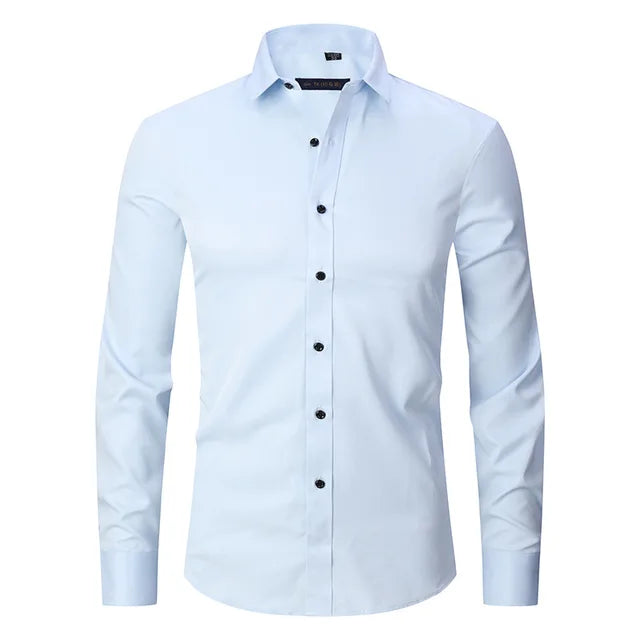 Elegantes Herrenhemd im Slim-Fit-Design – Bügelfrei und Komfortabel 10