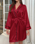 Elegantes Kimono-Dressingkleid mit femininer Ausstrahlung 1