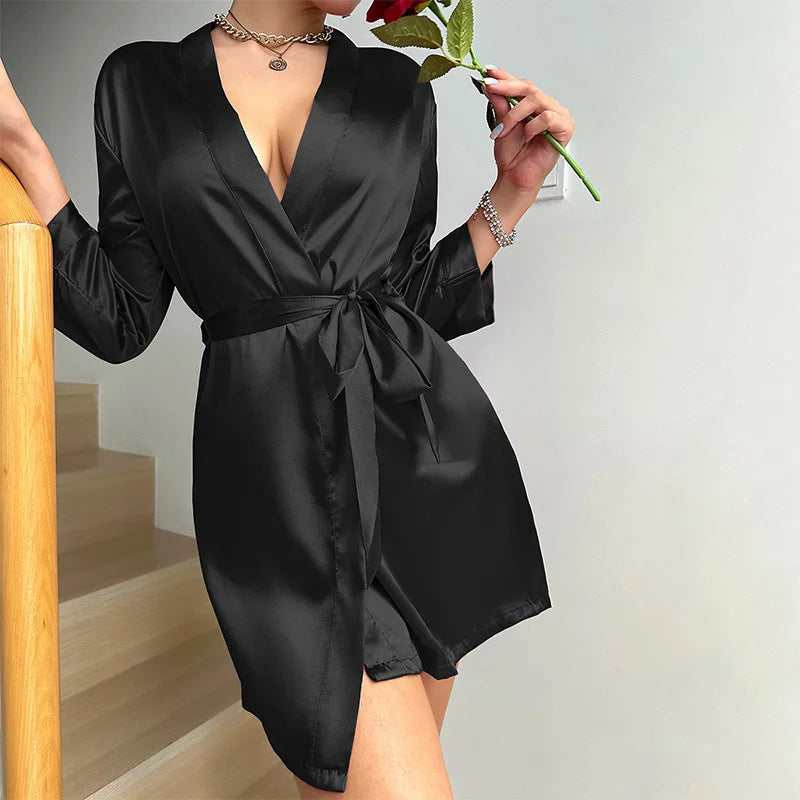 Elegantes Kurzkleid mit Gürtel für stilvolle Auftritte 3