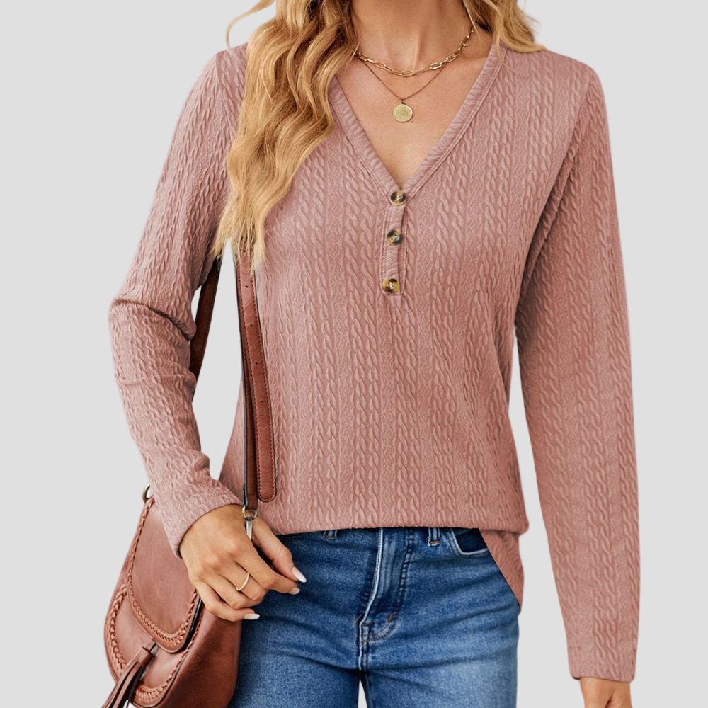 Elegantes Langarmshirt für Feminine Sommerlooks 0