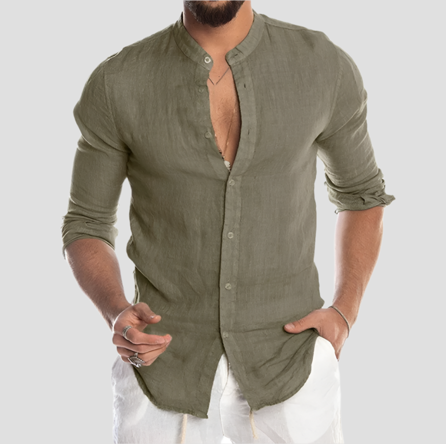 Elegantes Leinenhemd für Herren – Atmungsaktiv und Vielseitig für den Sommer 1