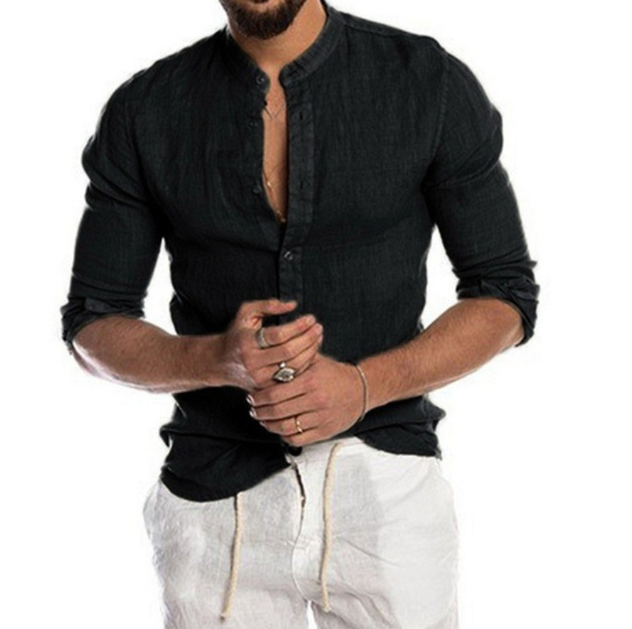 Elegantes Leinenhemd für Herren – Atmungsaktiv und Vielseitig für den Sommer 4