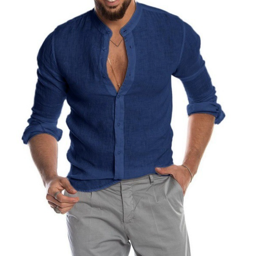 Elegantes Leinenhemd für Herren – Atmungsaktiv und Vielseitig für den Sommer 9