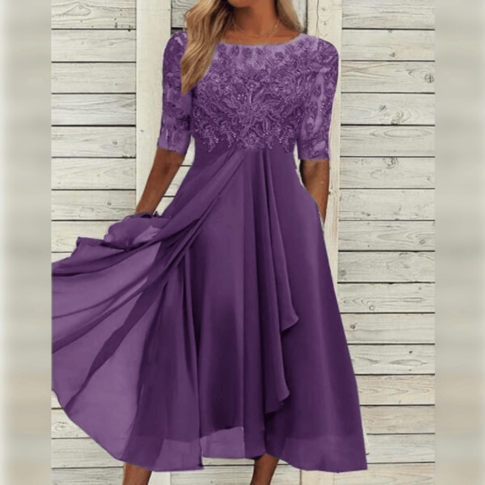 Elegantes Maxikleid Liv für besondere Anlässe – Fließender Schnitt und vielseitiges Design 2