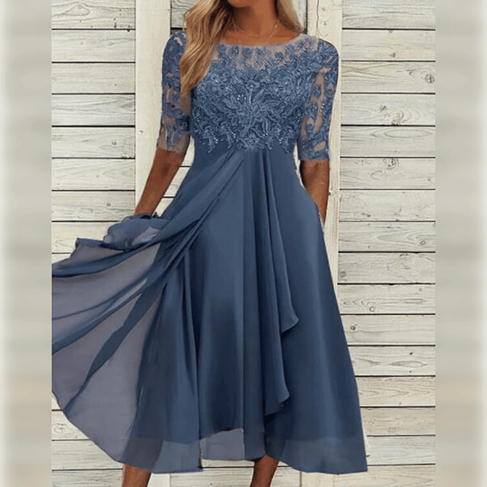 Elegantes Maxikleid Liv für besondere Anlässe – Fließender Schnitt und vielseitiges Design 3