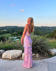 Elegantes Maxikleid mit Rüschendetails für besondere Anlässe 1