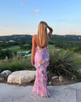 Elegantes Maxikleid mit Rüschendetails für besondere Anlässe 2