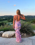 Elegantes Maxikleid mit Rüschendetails für besondere Anlässe 4