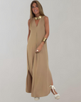 Elegantes Maxikleid mit V-Ausschnitt – Luftig und Bequem für Sommernächte 3
