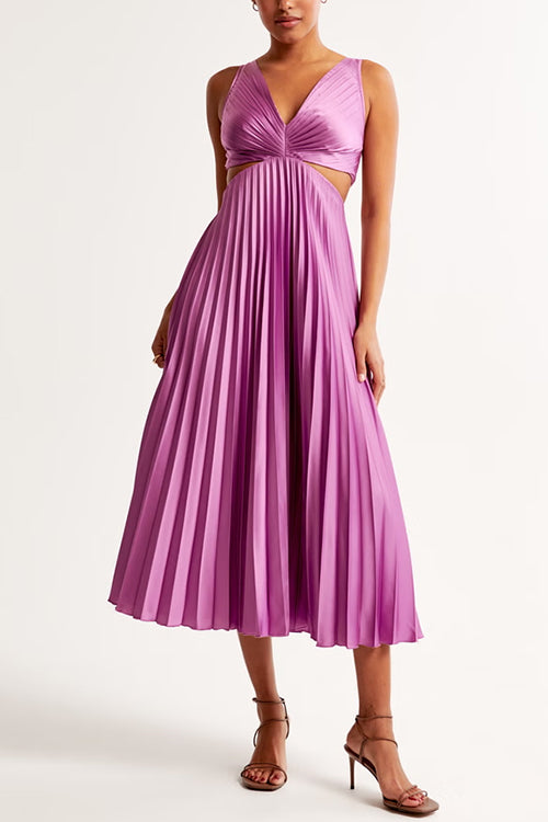 Elegantes Maxikleid mit V-Ausschnitt für besondere Anlässe 2
