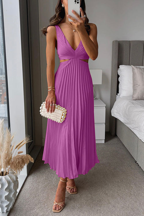 Elegantes Maxikleid mit V-Ausschnitt für besondere Anlässe 4