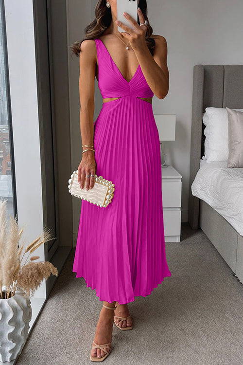 Elegantes Maxikleid mit V-Ausschnitt für besondere Anlässe 7