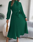 Elegantes Midikleid mit plissiertem Design 2