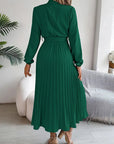 Elegantes Midikleid mit plissiertem Design 3