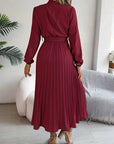 Elegantes Midikleid mit plissiertem Design 5