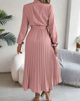 Elegantes Midikleid mit plissiertem Design 7