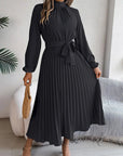Elegantes Midikleid mit plissiertem Design 9