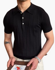 Elegantes Polo mit feiner Rippstruktur 4