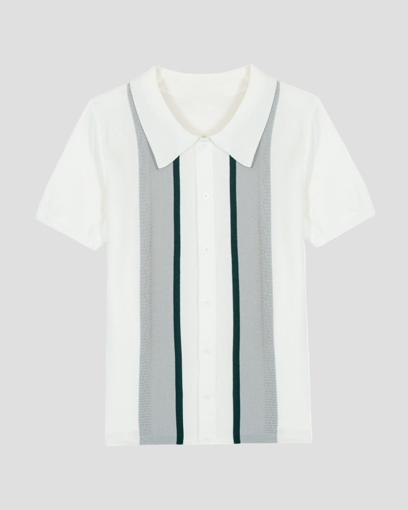 Elegantes Poloshirt Langarm für Stilvolle Anlässe 0