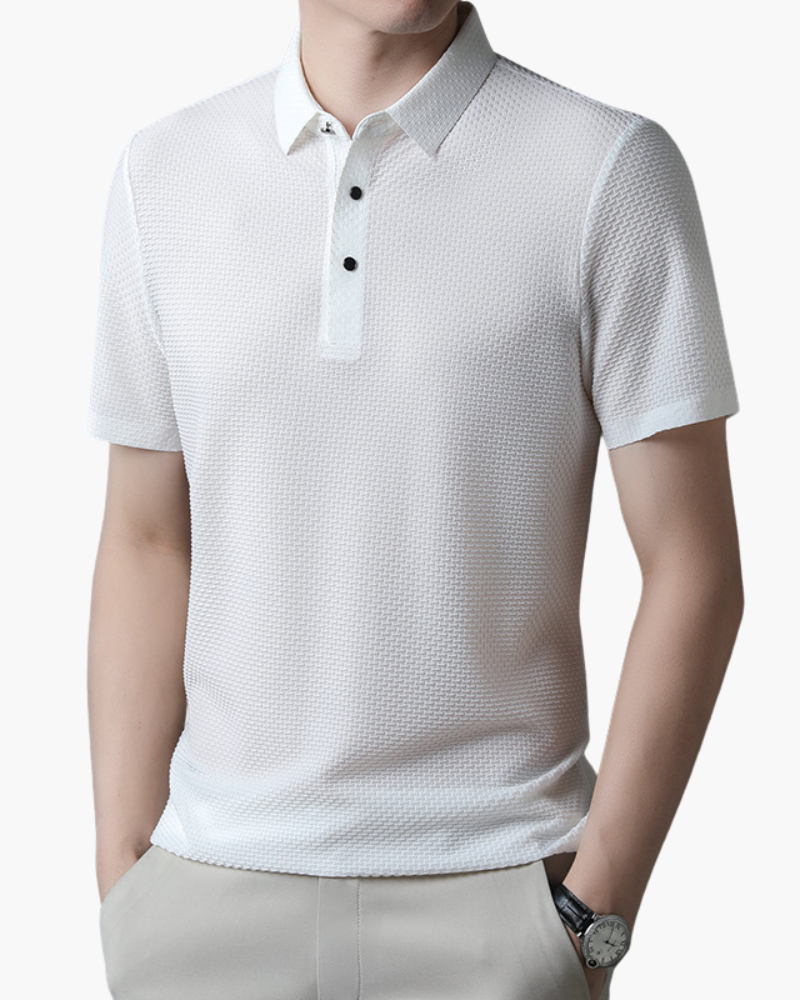 Elegantes Poloshirt aus Seide für jeden Anlass 6