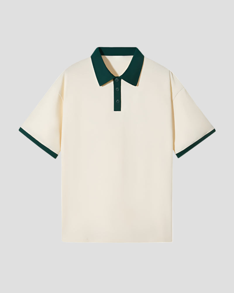 Elegantes Poloshirt mit Modernem Kontrastkragen 0
