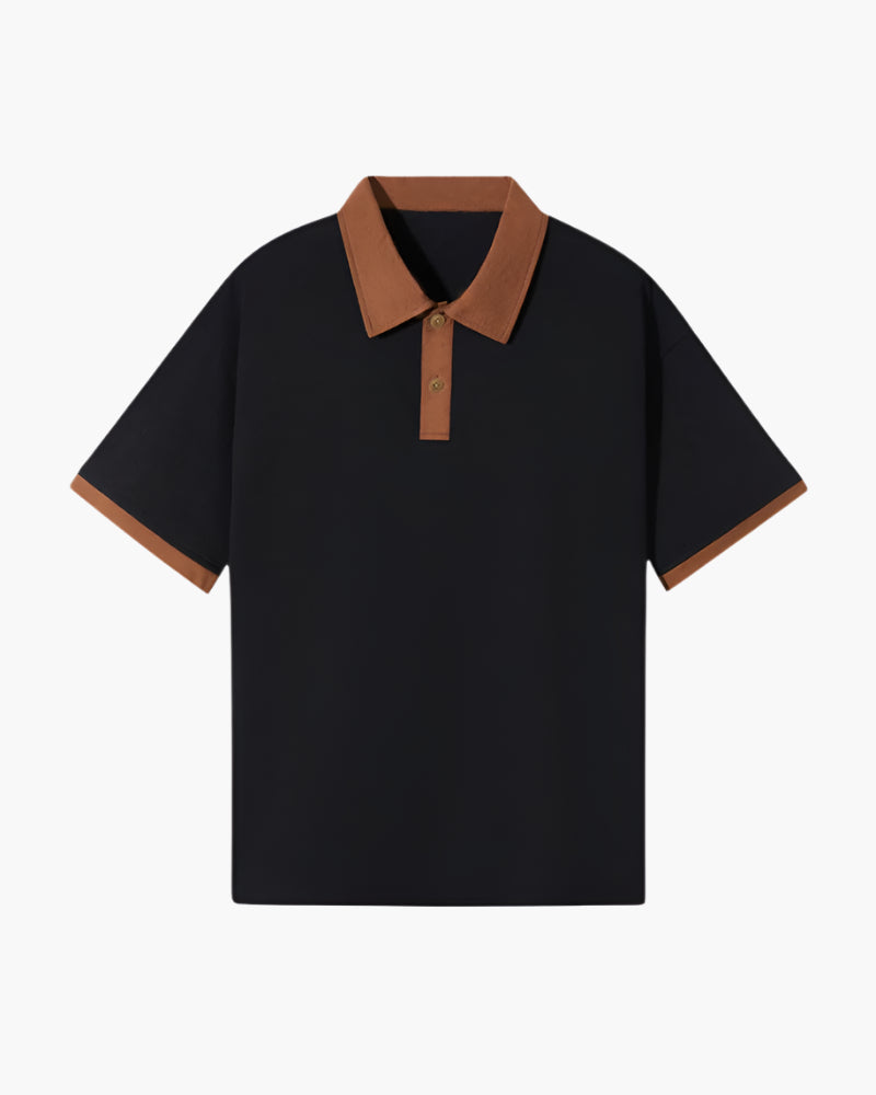 Elegantes Poloshirt mit Modernem Kontrastkragen 1