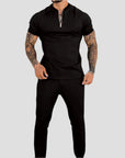 Elegantes Sommer Outfit mit Kurzarm-Top und Lockeren Hosen für Stilvolle Anlässe 1