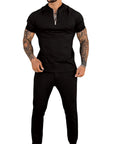 Elegantes Sommer Outfit mit Kurzarm-Top und Lockeren Hosen für Stilvolle Anlässe 2