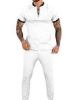 Elegantes Sommer Outfit mit Kurzarm-Top und Lockeren Hosen für Stilvolle Anlässe 6