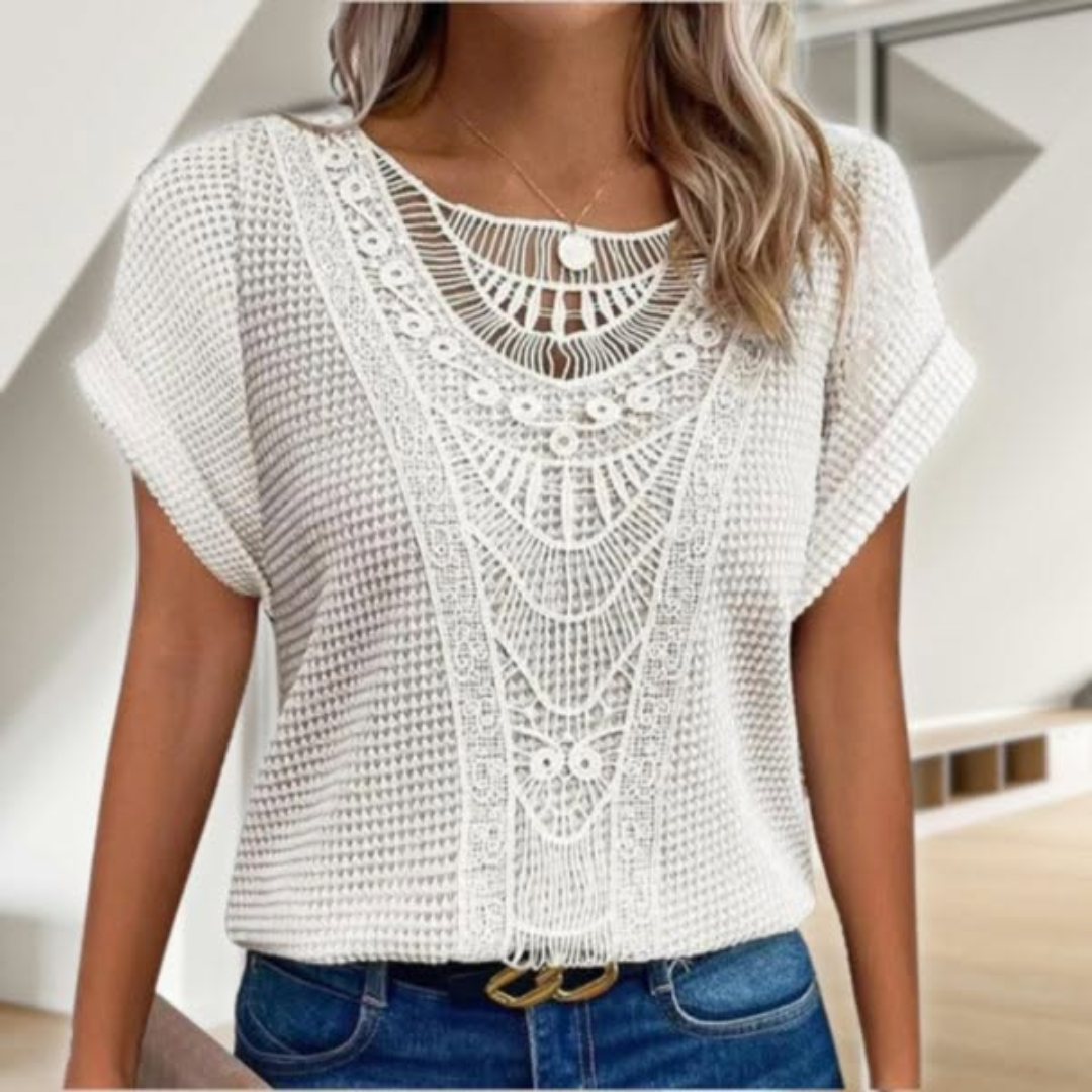Elegantes Spitzentop mit Feinen Spitzenakzenten 7