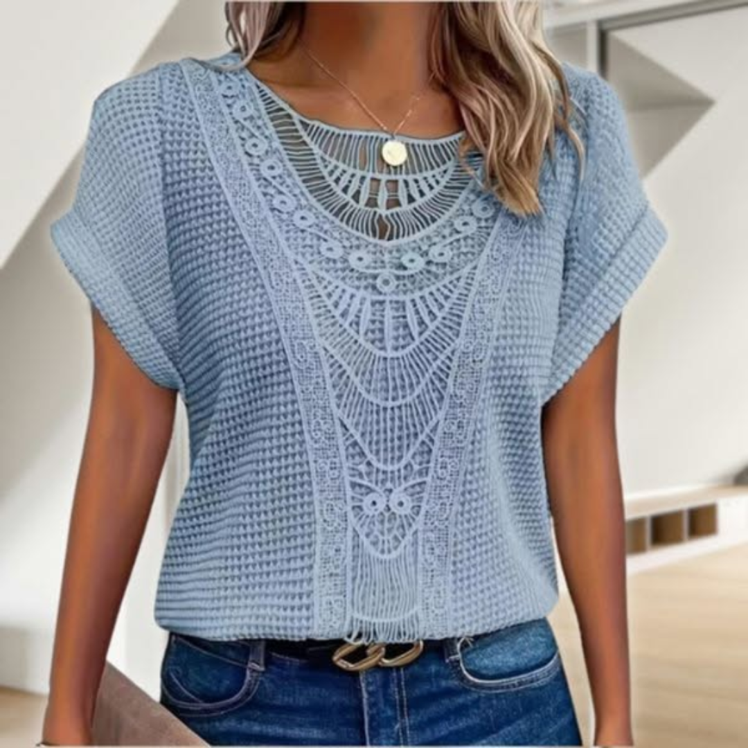 Elegantes Spitzentop mit Feinen Spitzenakzenten 8