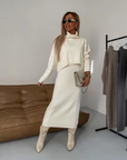 Elegantes Strickkleid mit Rollkragen für jeden Tag 1