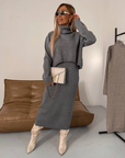 Elegantes Strickkleid mit Rollkragen für jeden Tag 5